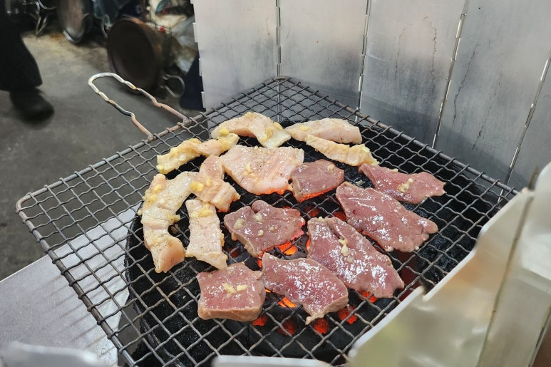 양 모듬 소금구이